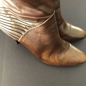 Cole Haan Brown Leather Heeled Boots
